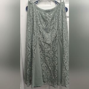 Lacey green Skirt